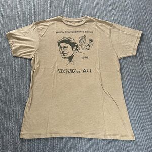 RVCA Inoki vs Ali 1976 Championship Series T-Shirt Men’s Large Beige